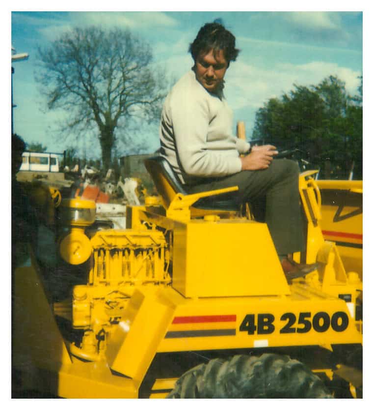 John Fensome on Winget 4B 2500 dumper